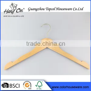 Natural Garment Wooden Hanger for Clothes thumbnail-3
