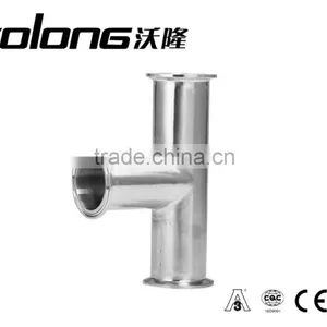 Stainless Steel Pipe Fitting Sanitary Clamp Tee thumbnail-1