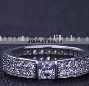 2016 Custom Diamond Engagement Ring 925 Silver Couple Ring, 925 Italian Silver Ring thumbnail-2