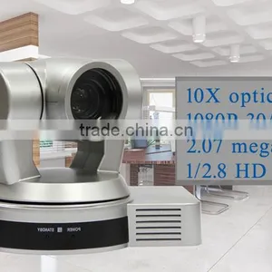 USB 3.0 10x Optical FULL HD Color Video PTZ Conference System Camera for Hospital thumbnail-4