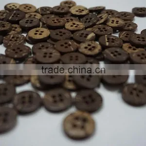 Four Holes Fashionable Coconut Shell Button Size 22L thumbnail-5