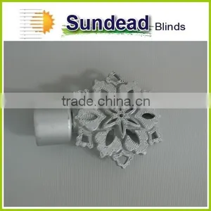 Designer Curtain Pole Curtain Accessory Copper Silver for Wholesale Curtain Finial thumbnail-5