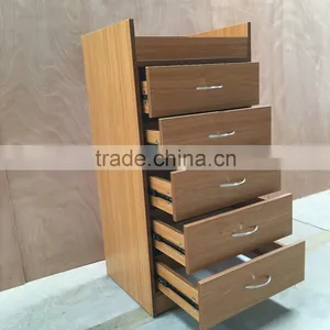 Antique Chests of Drawers Wooden Grain Color Drawer Storage Cabinet With 5Layers thumbnail-4