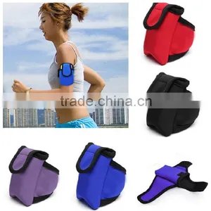 Fitness Cycling Sports Running Wrist Pouch Mobile Cell Phone Arm Band Bag Wallet thumbnail-1