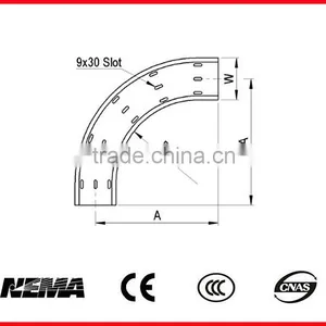Cable Tray Fitting Horizontal Bend thumbnail-2