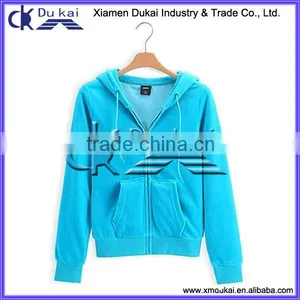 Girl's Fashion Velour Yoga Jackets thumbnail-1