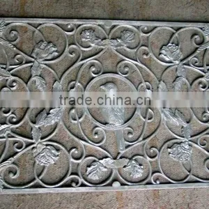 Cast Iron Metal Doormat Rectangle thumbnail-1