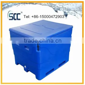 Top Quanlity Rotational Moulding Keep Fish Cool Box, Insulated Plastic Fish Cooler thumbnail-1