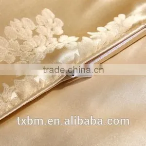 2015 Luxury Golden Yellow Pure Silk 4 Pcs Bedding Sets thumbnail-5