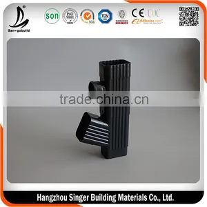 SGB Black PVC Rain Gutter For Rain Water Drainage System thumbnail-5