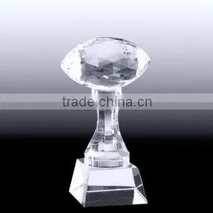 Wholesale Blank 3d Laser Engraved Crystal Rugby Sports Trophy Awards for Rugby Club Souvenir Gifts thumbnail-1