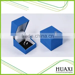 Luxury Custom Logo Printed Gift Velvet Plastic Jewelry Box thumbnail-1