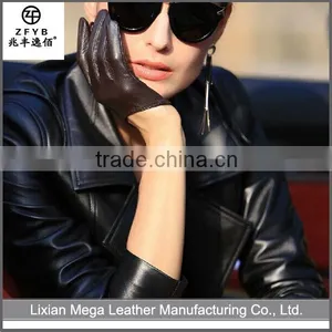 2016 High Quality Custom-made Female Short Leather Gloves thumbnail-1