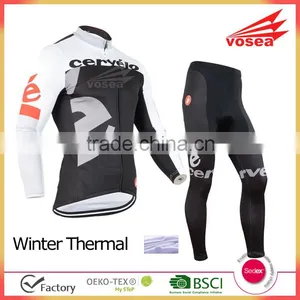 Customized Unique Winter Thermal Cycling Jersey With Pants thumbnail-1