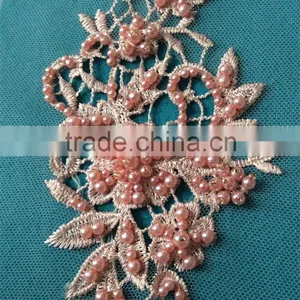 WHOLESALE HAND EMBROIDERY DESIGN WITH ACC WEDDING DRESS thumbnail-2