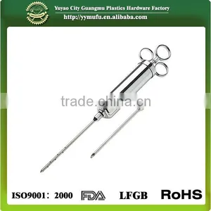 Sell Well Zhejiang 4-Ounce Stainless Steel Barbecue Marinade Injector Flavor Injector thumbnail-2