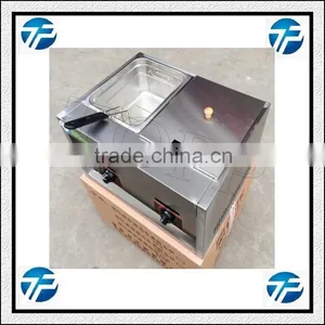 Automatic Stainless Steel Gas Fryer Machine With Double Baskets thumbnail-2