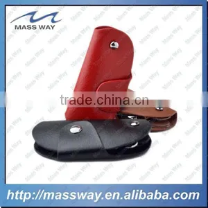 Promotional Fashion Zippered Custom Leather Car Key Cover Quality Choice thumbnail-6