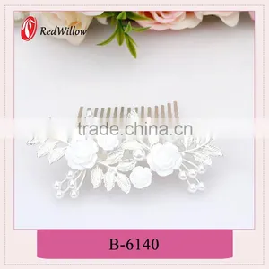 Wholesale Products China White Rhinestone Hair Claws,alloy Pearl Hair Claws,beautiful Hair Claw thumbnail-6
