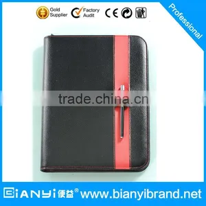 PU Leather Cover Material A4 Leather Portfolio thumbnail-2
