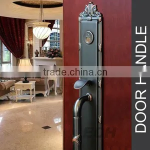 Brass ORBH Antique Door Handle thumbnail-1
