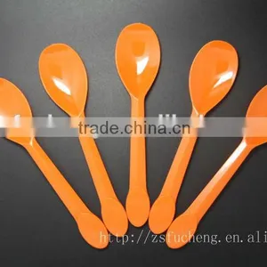 Wholesale Colorful Plastic PS Hard Tableware Plastic Spoon thumbnail-1