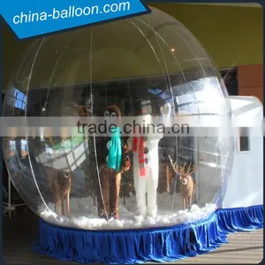 Beautiful Inflatable Snow Globe,giant Inflatable Show Ball,Christmas Inflatable Snow Ball for Decoration thumbnail-2