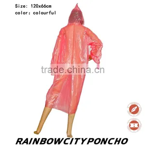 One Time PE Raincoat With Customize Color and Bottons on the Coat thumbnail-1