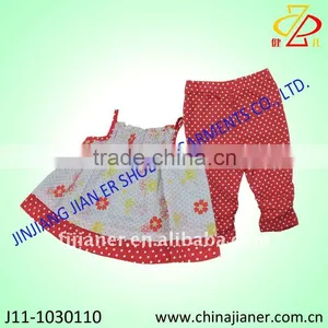 Summer 100%cotton Girl Clothes thumbnail-1