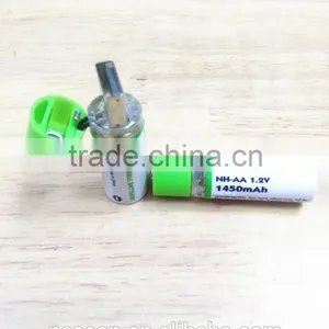 USB 1.2v AA 1450mAh NI-MH Battery Usb Battery Tester thumbnail-2