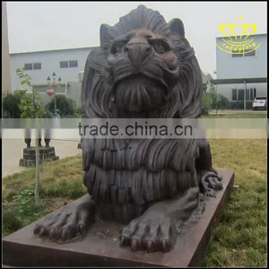 The Bronze Lion Animal Sculpture Wrought Brass Outdoor Urban Landscape Sculpture thumbnail-5