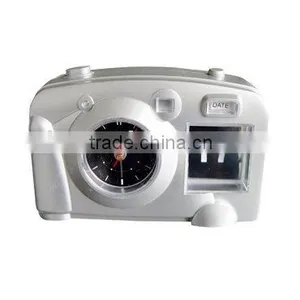 Fashion Plastic Table Desk Alarm Calendar Quartz Clock RD9843 thumbnail-1