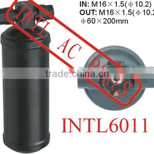 Air Conditioning ac Receiver Drier A/c Receiver Dryer / Accumulator IN: M16x1.5 OUT: M16x1.5 (DIA 10.2) 60x200mm Filter Drier thumbnail-1