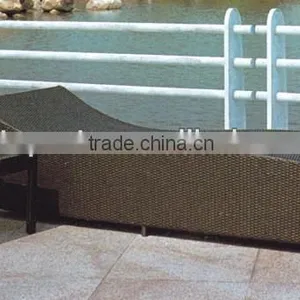 Garden Furniture Sun Lounger Outdoor Furniture Rattan Furniture Beach Bed Outoor Lounge Chair thumbnail-2