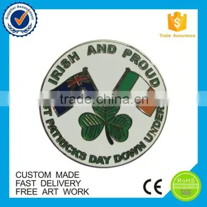 Custom Round Cross Flag Lapel Pins, Flag Pins Making Supplier thumbnail-1
