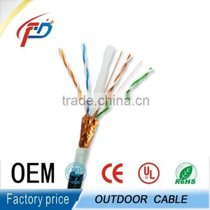 Outdoor FTP Cat5 Lan Cable With Aluminum Tape Shield thumbnail-3