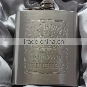 Jagermeister Hip Flasks/ Embossed Mini Hip Flask/ Unique Hip Flask thumbnail-1