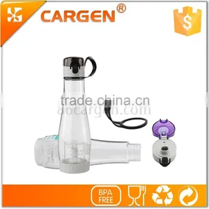 Clear Plastic Sport Tea Infuser Drinking Water Bottle thumbnail-2
