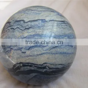 2015 New Arrival Factory Direct Rough Blue Aventurine Stone Ball for Healing thumbnail-2