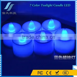 24Pcs / Box 7 Color Rechargeable Battery Operated Mini Tealight Candle LED thumbnail-5