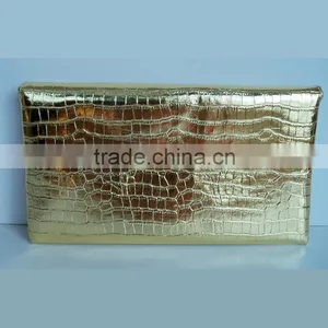 Croc Pattern PU Envelope Bag thumbnail-3