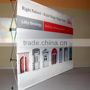 Easy Assembled Folding Spring Pop up Banner Stand, Trade Show Pop up Backdrop Wall thumbnail-1