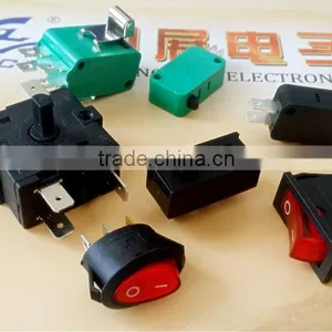M77 KW7-15 No Lever Micro Switch China Electrical ( 125VAC 250VAC ) Push to off 2 Pin Micro Switch thumbnail-2