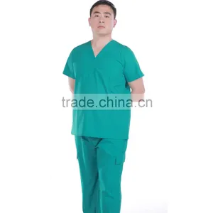 China Scrub Manufacturer/unisex Cotton Scrubs Suit/Fashion Nursing Scrubs Pattern/Hot Scrubs on Sale/discount Nursing Scrubs Top thumbnail-1
