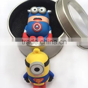 New Cartoon Character Usb Flash Drive,128mb,256mb,512mb,1GB,2GB,4GB,8GB and Even to 1tg Capacity Bulk Cheap in China thumbnail-2