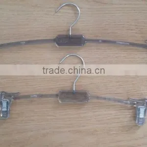Wholesale Transparent Display Plastic Underclothes Hanger Non Slip thumbnail-4