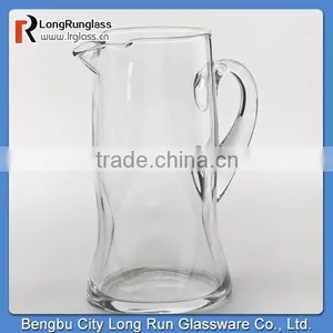 LongRun 80oz Large Capacity Impressions Clear Pitcher Unique Glassware Container thumbnail-1