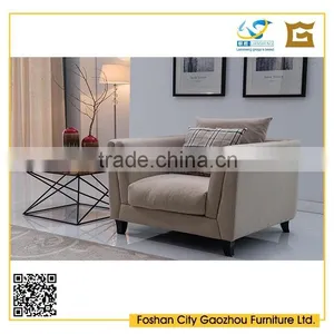 Fashionable Nordic Style Wooden Legs Fabric Sofa Set 1seater/2setaer/3seater thumbnail-4
