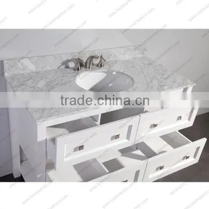 White Floor Standing Bathroom Vanity Series for USA Market thumbnail-6