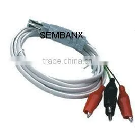 2 Pole Test Cord With Alligator Plugs Safe Telecommunication Accessories thumbnail-1